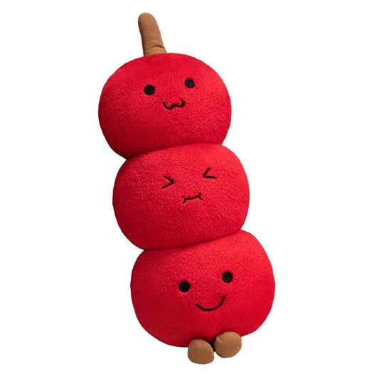 Bingtanghulu New Year pillow plush toy home doll accessories sitting room sofa pillow gift