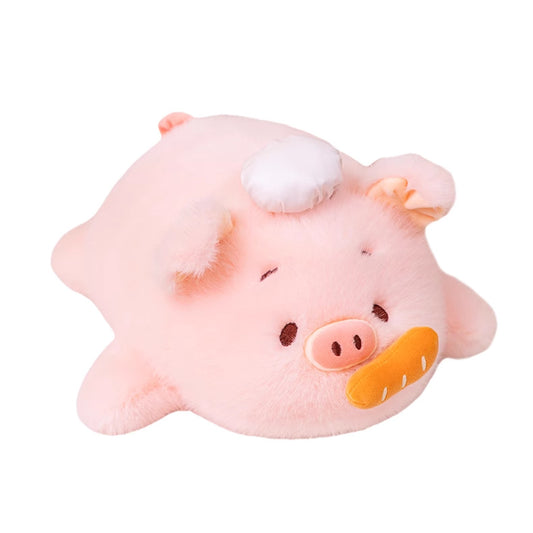 Internet celebrity chef pig plush toy cute little pig creative party style children's doll girl cartoon doll